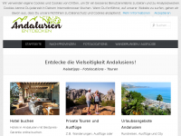 Screenshot des Blogs Andalusien entdecken