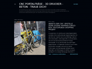 Screenshot des Blogs CNC Portalfräse – 3D Drucker – traue dich!