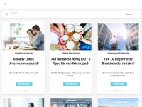 Screenshot des Blogs Karriere Magazin