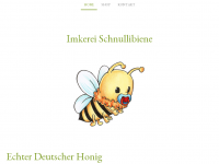 Screenshot des Blogs Schnullibiene – Imkerei, Garten, Umwelt