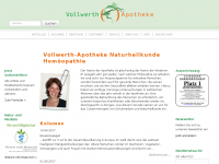 Screenshot des Blogs Kolumne – Vollwerth-Apotheke