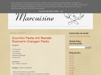 Screenshot des Blogs Marcuisine