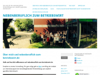 Screenshot des Blogs Nebenberuflich zum Betriebswirt