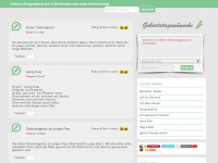 Screenshot des Blogs Geburtstagswünsche