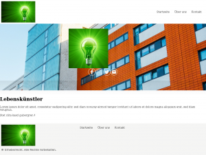 Screenshot des Blogs Lebenskünstler