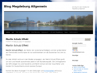 Screenshot des Blogs Blog Magdeburg Allgemein