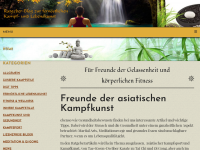 Screenshot des Blogs Ratgeber-Blog zur fernöstlichen Kampf- und Lebenskunst