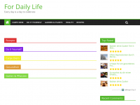 Screenshot des Blogs For Daily Life