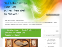 Screenshot des Blogs Das Leben ist zu kurz, um schlechten Wein zu trinken!