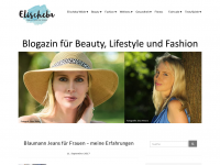 Screenshot des Blogs Elischebas Beauty, Fashion & Wellness Blog