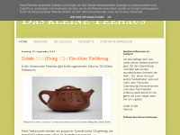 Screenshot des Blogs Das kleine Teehaus