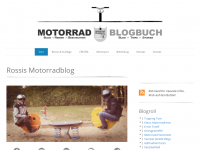 Screenshot des Blogs Motorrad-Blogbuch