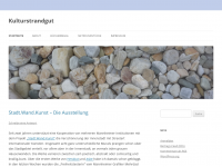 Screenshot des Blogs Kulturstrandgut