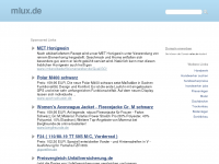 Screenshot des Blogs mlux::blog