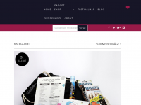 Screenshot des Blogs Festival Gadget