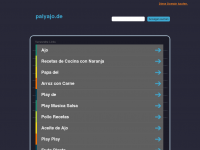 Screenshot des Blogs Palyajo – EINE NEUE WELT