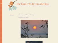 Screenshot des Blogs Abebinas bunte Welt