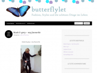 Screenshot des Blogs Butterflylet.de