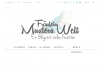 Screenshot des Blogs Fräulein Muster´s Welt