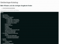 Screenshot des Blogs Geldanlage-Katalog