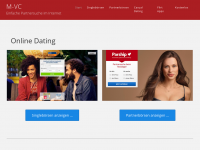 Screenshot des Blogs M-VC – Einfache Partnersuche im Internet