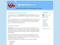 Screenshot des Blogs MeckerMeister.de