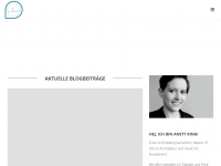 Screenshot des Blogs Stadtsatz – Architektur, Baukultur, Reisen