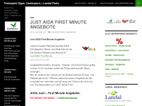 Screenshot des Blogs Center Parcs & Landal Park