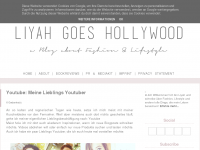 Screenshot des Blogs LiyahGoesHollywood