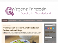 Screenshot des Blogs Prinzessin Sandra im Wunderland