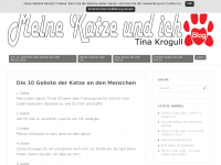 Screenshot des Blogs Blog: Meine Katze und ich
