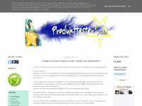 Screenshot des Blogs Produkttester Stern