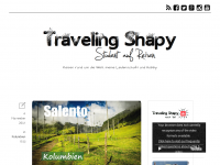 Screenshot des Blogs Traveling Shapy