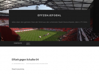 Screenshot des Blogs Effzeh Jefoehl