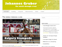 Screenshot des Blogs The world through a lens