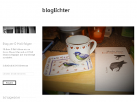 Screenshot des Blogs bloglichter
