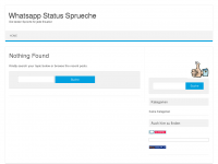 Screenshot des Blogs Whatsapp Status Sprueche