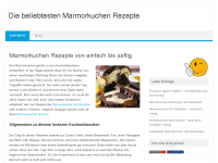Screenshot des Blogs Marmorkuchen