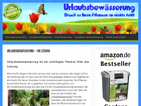 Screenshot des Blogs Urlaubsbewaesserung Ratgeber