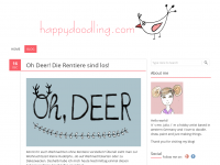 Screenshot des Blogs happydoodling