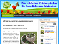 Screenshot des Blogs Kräuterspirale kaufen Ratgeber