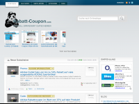 Screenshot des Blogs Rabattcoupon