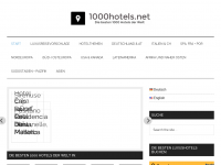 Screenshot des Blogs Die besten 1000 Hotels der Welt