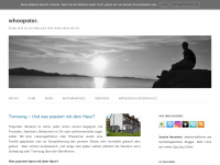 Screenshot des Blogs Whoopster – Simple. Conclusive. Different.