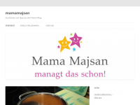 Screenshot des Blogs Mama Majsan managt das schon!