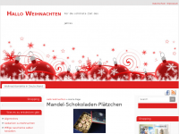 Screenshot des Blogs Hallo Weihnachten