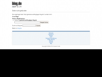 Screenshot des Blogs Gedankenauffanglager