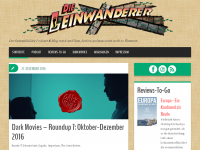Screenshot des Blogs Die Leinwanderer