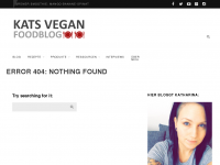 Screenshot des Blogs Vegan Fitness Journey