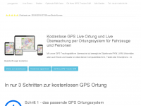 Screenshot des Blogs yourGPS.de – Fahrzeug- und Personenortung
